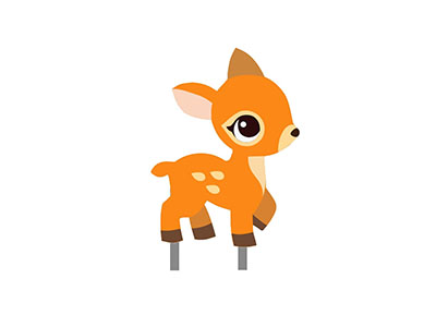 Декоративный элемент «Пятнистый малыш»