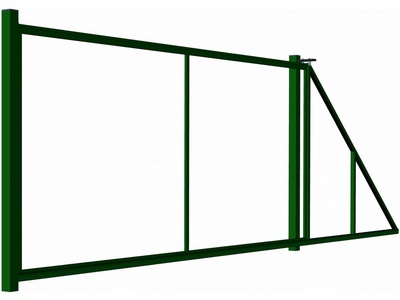 Ворота откатные УНИВЕРСАЛ без заполнения, Ш4000мм