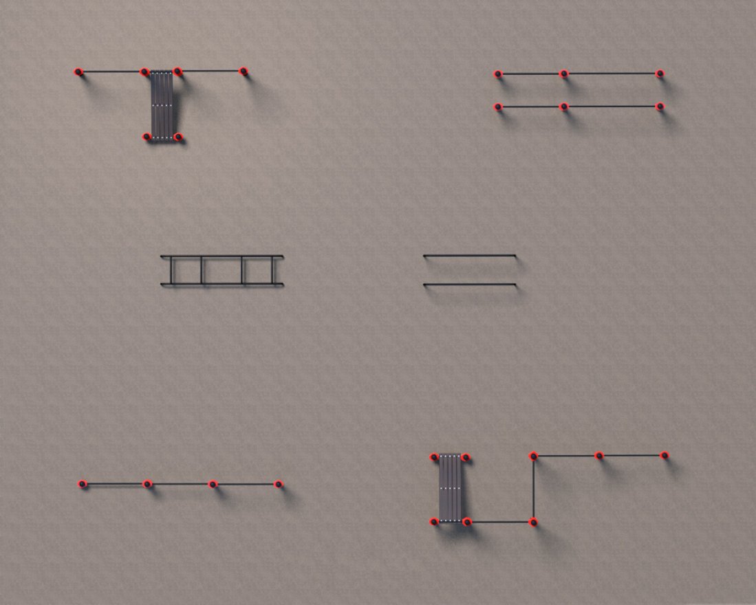 Проект Районная площадка для Воркаут и ГТО 3-5 (12 x 15 м) - вид 3